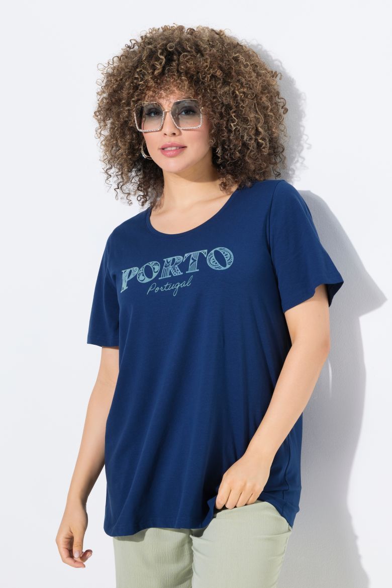 Moda za polnejše Majica kratkih rukava okruglog ovratnika plus velikost, xxl, Ulla Popken in Johann Popken (JP1880)