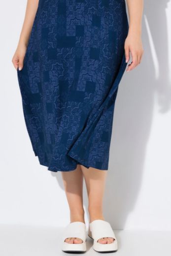 Moda za polnejše Haljina kratkih rukava A kroja plus velikost, xxl, Ulla Popken in Johann Popken (JP1880)