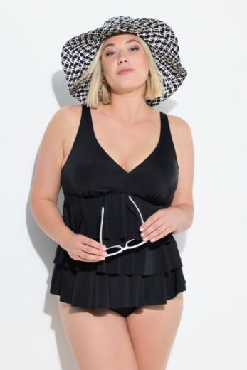 Moda za polnejše Kupaći kostim tankin plus velikost, xxl, Ulla Popken in Johann Popken (JP1880)