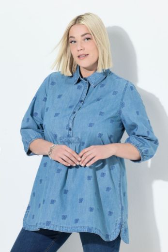 Moda za polnejše Bluza 3/4 rukava plus velikost, xxl, Ulla Popken in Johann Popken (JP1880)