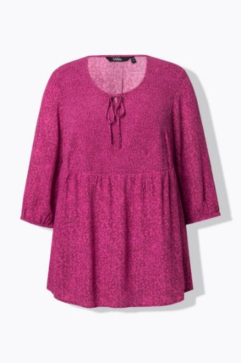 Moda za polnejše Bluza s 3/4 rukavima A kroja plus velikost, xxl, Ulla Popken in Johann Popken (JP1880)