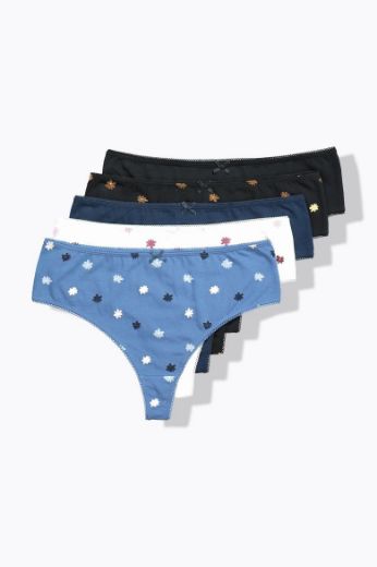 Moda za polnejše Gačice tange 5 komada plus velikost, xxl, Ulla Popken in Johann Popken (JP1880)
