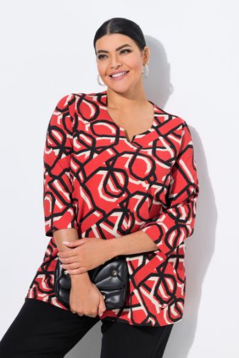 Moda za polnejše Majica 3/4 rukava plus velikost, xxl, Ulla Popken in Johann Popken (JP1880)