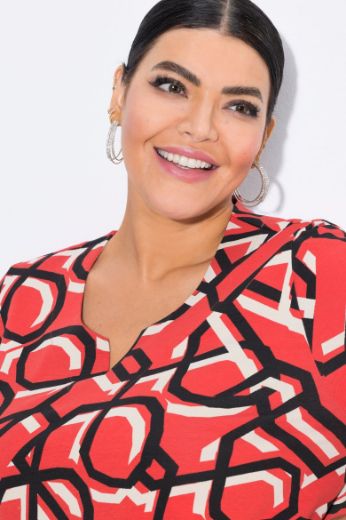 Moda za polnejše Majica 3/4 rukava plus velikost, xxl, Ulla Popken in Johann Popken (JP1880)