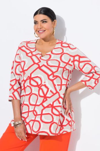 Moda za polnejše Majica 3/4 rukava plus velikost, xxl, Ulla Popken in Johann Popken (JP1880)