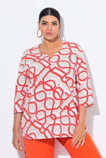 Moda za polnejše Majica 3/4 rukava plus velikost, xxl, Ulla Popken in Johann Popken (JP1880)