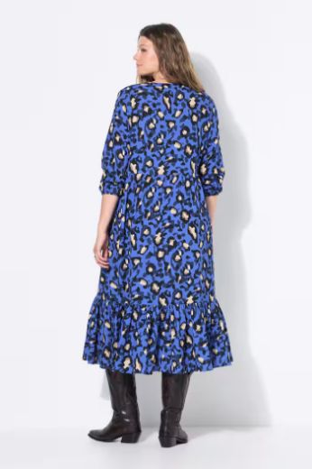 Moda za polnejše Haljina od muslina s leopard uzorkom plus velikost, xxl, Ulla Popken in Johann Popken (JP1880)