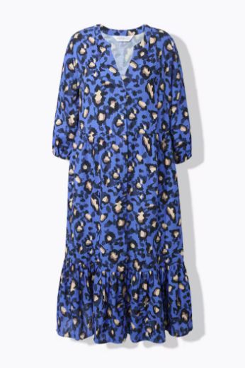 Moda za polnejše Haljina od muslina s leopard uzorkom plus velikost, xxl, Ulla Popken in Johann Popken (JP1880)