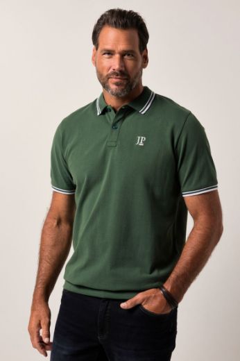 Moda za polnejše Majica Polo s prugama plus velikost, xxl, Ulla Popken in Johann Popken (JP1880)
