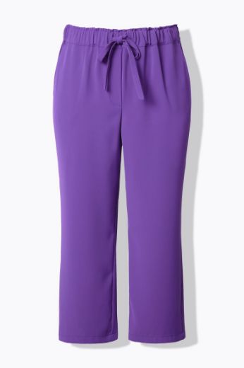 Moda za polnejše Hlače ravnog kroja nogavica s vezanjem u struku plus velikost, xxl, Ulla Popken in Johann Popken (JP1880)