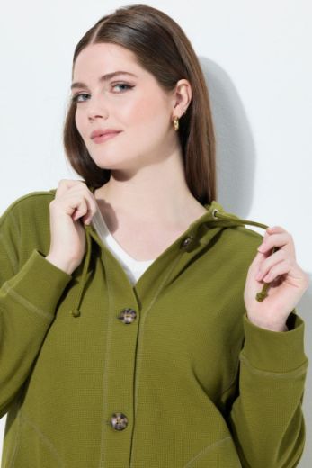 Moda za polnejše Majica dugih rukava s kapuljačom plus velikost, xxl, Ulla Popken in Johann Popken (JP1880)