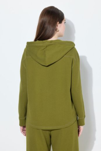 Moda za polnejše Majica dugih rukava s kapuljačom plus velikost, xxl, Ulla Popken in Johann Popken (JP1880)