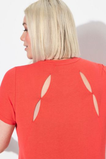 Moda za polnejše Majica kratkih rukava V ovratnika plus velikost, xxl, Ulla Popken in Johann Popken (JP1880)