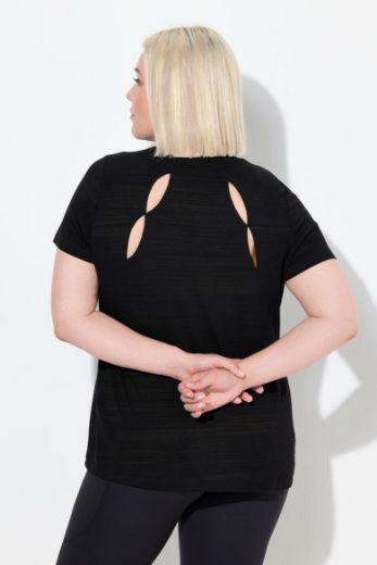 Moda za polnejše Majica kratkih rukava V ovratnika plus velikost, xxl, Ulla Popken in Johann Popken (JP1880)