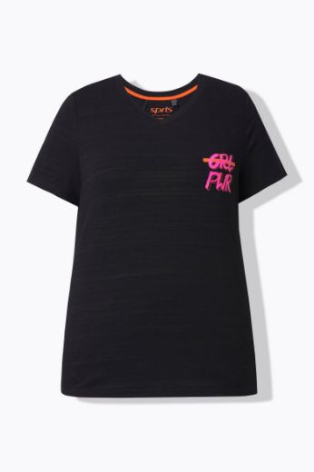 Moda za polnejše Majica kratkih rukava V ovratnika plus velikost, xxl, Ulla Popken in Johann Popken (JP1880)