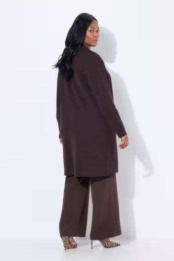 Moda za polnejše Kardigan dugi model s džepovima plus velikost, xxl, Ulla Popken in Johann Popken (JP1880)