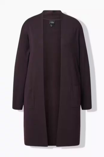 Moda za polnejše Kardigan dugi model s džepovima plus velikost, xxl, Ulla Popken in Johann Popken (JP1880)