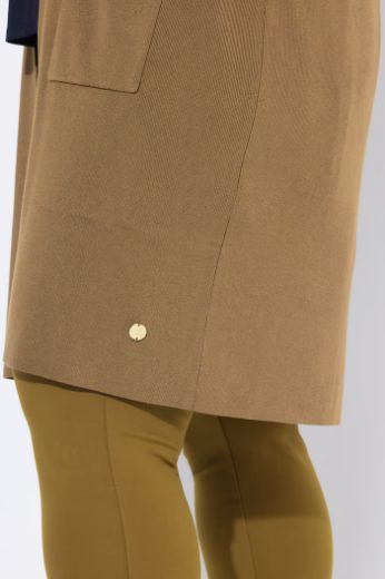 Moda za polnejše Kardigan dugi model s džepovima plus velikost, xxl, Ulla Popken in Johann Popken (JP1880)