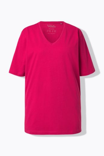 Moda za polnejše Majica V izrez Basic plus velikost, xxl, Ulla Popken in Johann Popken (JP1880)