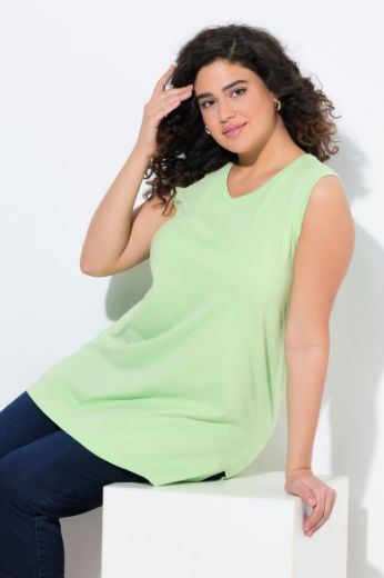 Moda za polnejše Majica V izrez Basic top plus velikost, xxl, Ulla Popken in Johann Popken (JP1880)