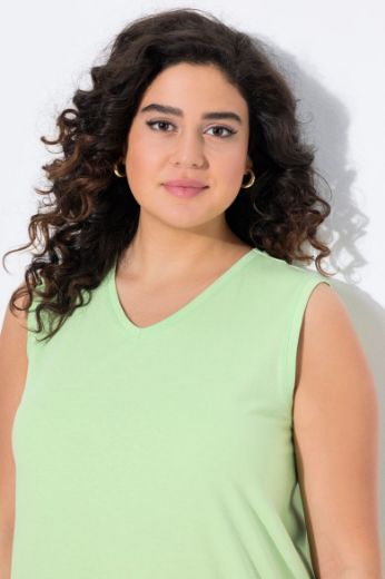 Moda za polnejše Majica V izrez Basic top plus velikost, xxl, Ulla Popken in Johann Popken (JP1880)