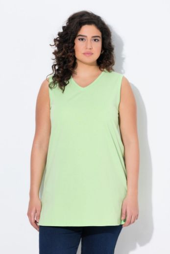 Moda za polnejše Majica V izrez Basic top plus velikost, xxl, Ulla Popken in Johann Popken (JP1880)