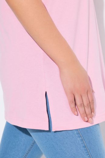 Moda za polnejše Majica V izrez Basic top plus velikost, xxl, Ulla Popken in Johann Popken (JP1880)