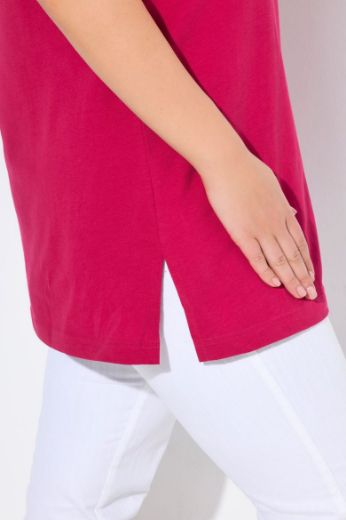 Moda za polnejše Majica V izrez Basic top plus velikost, xxl, Ulla Popken in Johann Popken (JP1880)