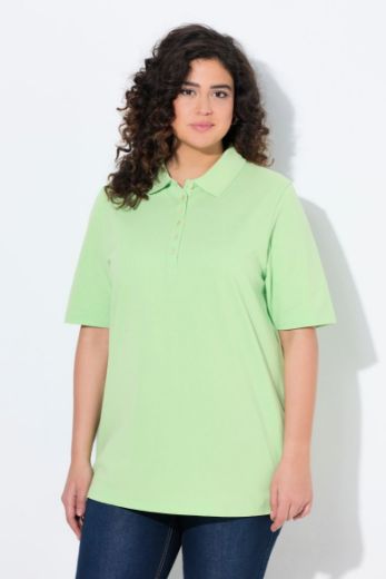 Moda za polnejše Majica Polo kratki rukavi plus velikost, xxl, Ulla Popken in Johann Popken (JP1880)
