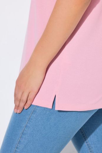 Moda za polnejše Majica Polo kratki rukavi plus velikost, xxl, Ulla Popken in Johann Popken (JP1880)