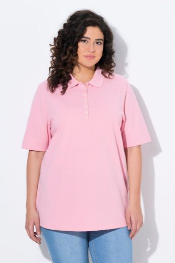 Moda za polnejše Majica Polo kratki rukavi plus velikost, xxl, Ulla Popken in Johann Popken (JP1880)