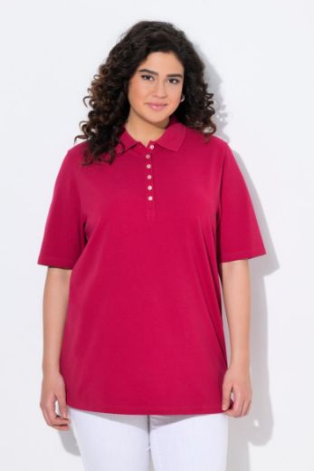 Moda za polnejše Majica Polo kratki rukavi plus velikost, xxl, Ulla Popken in Johann Popken (JP1880)