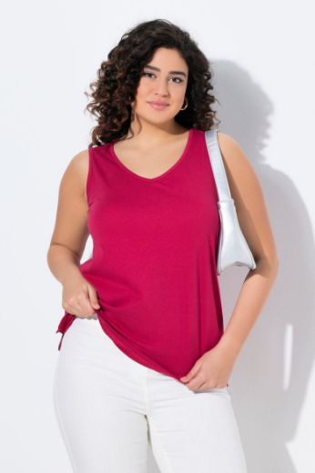 Moda za polnejše Top V ovratnika plus velikost, xxl, Ulla Popken in Johann Popken (JP1880)
