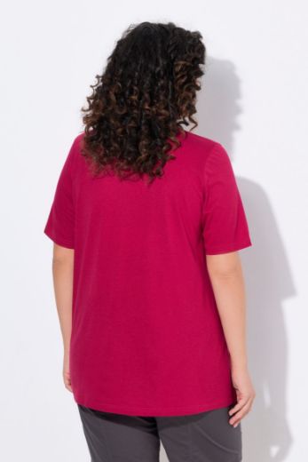 Moda za polnejše Majica s naborima duži model plus velikost, xxl, Ulla Popken in Johann Popken (JP1880)
