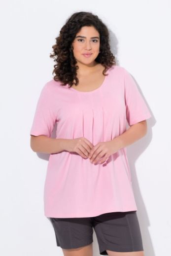Moda za polnejše Majica s naborima duži model plus velikost, xxl, Ulla Popken in Johann Popken (JP1880)