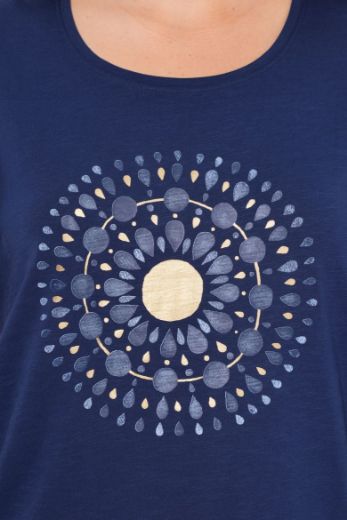 Moda za polnejše Majica kratkih rukava A kroja plus velikost, xxl, Ulla Popken in Johann Popken (JP1880)
