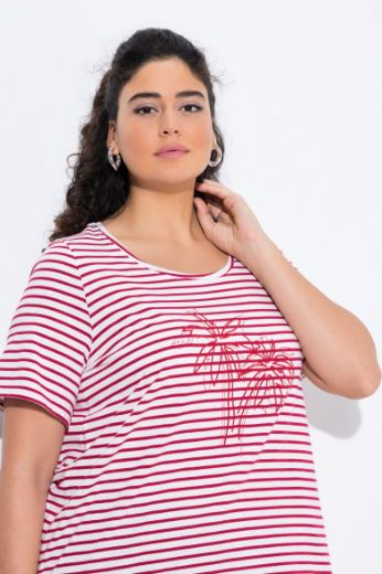 Moda za polnejše Majica kratkih rukava okruglog izreza A kroja plus velikost, xxl, Ulla Popken in Johann Popken (JP1880)