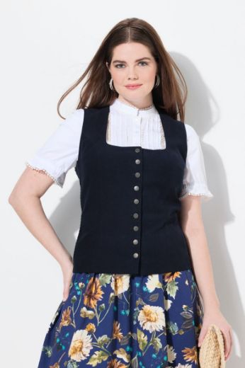 Moda za polnejše Bluza bez rukava četvrtastog izreza plus velikost, xxl, Ulla Popken in Johann Popken (JP1880)