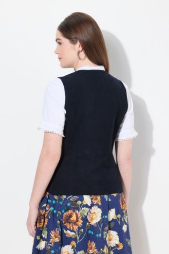 Moda za polnejše Bluza bez rukava četvrtastog izreza plus velikost, xxl, Ulla Popken in Johann Popken (JP1880)