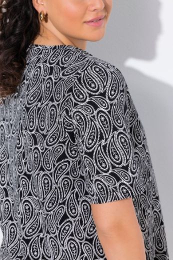 Moda za polnejše Majica kratkih rukava A kroja V izreza plus velikost, xxl, Ulla Popken in Johann Popken (JP1880)