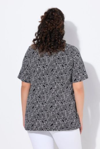 Moda za polnejše Majica kratkih rukava A kroja V izreza plus velikost, xxl, Ulla Popken in Johann Popken (JP1880)