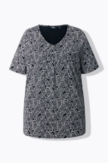 Moda za polnejše Majica kratkih rukava A kroja V izreza plus velikost, xxl, Ulla Popken in Johann Popken (JP1880)