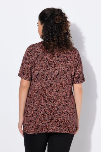 Moda za polnejše Majica kratkih rukava A kroja V izreza plus velikost, xxl, Ulla Popken in Johann Popken (JP1880)
