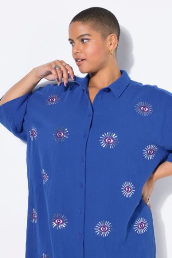 Moda za polnejše Haljina midi 3/4 rukava plus velikost, xxl, Ulla Popken in Johann Popken (JP1880)