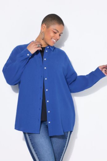 Moda za polnejše Bluza na kopčanje plus velikost, xxl, Ulla Popken in Johann Popken (JP1880)