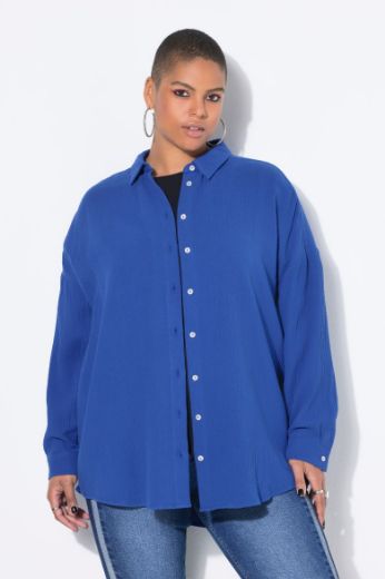 Moda za polnejše Bluza na kopčanje plus velikost, xxl, Ulla Popken in Johann Popken (JP1880)