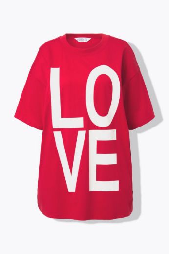 Moda za polnejše Majica dužeg kroja s natpisom plus velikost, xxl, Ulla Popken in Johann Popken (JP1880)