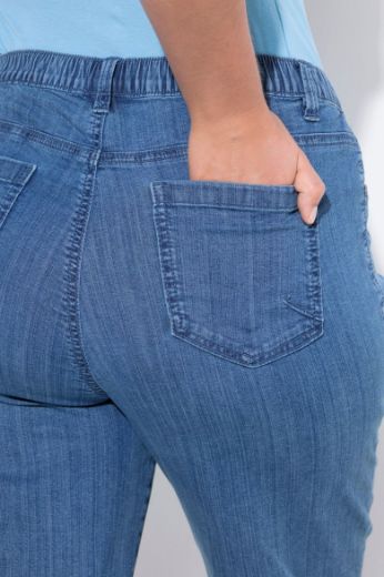 Moda za polnejše Traperice širokih nogavica plus velikost, xxl, Ulla Popken in Johann Popken (JP1880)