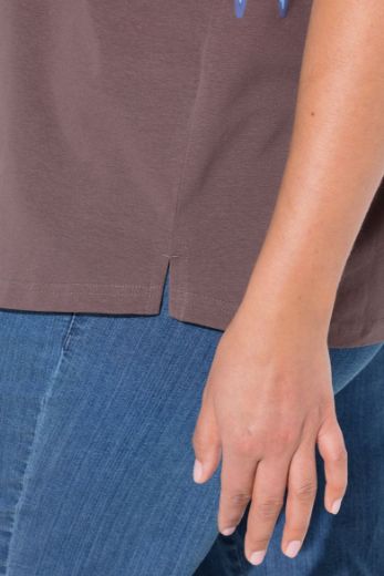 Moda za polnejše Majica kratkih rukava okruglog ovratnika plus velikost, xxl, Ulla Popken in Johann Popken (JP1880)