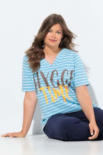 Moda za polnejše Majica kratkih rukava V ovratnika plus velikost, xxl, Ulla Popken in Johann Popken (JP1880)
